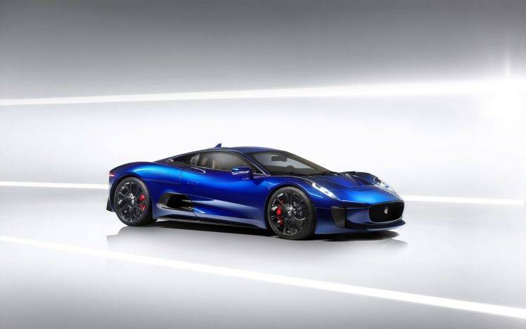 Jaguar, Jaguar C X75, Concept Cars, Blue Cars HD Wallpaper Desktop Background