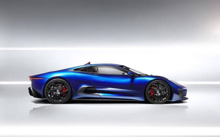 Jaguar, Jaguar C X75, Blue Cars, Concept Cars HD Wallpaper Desktop Background