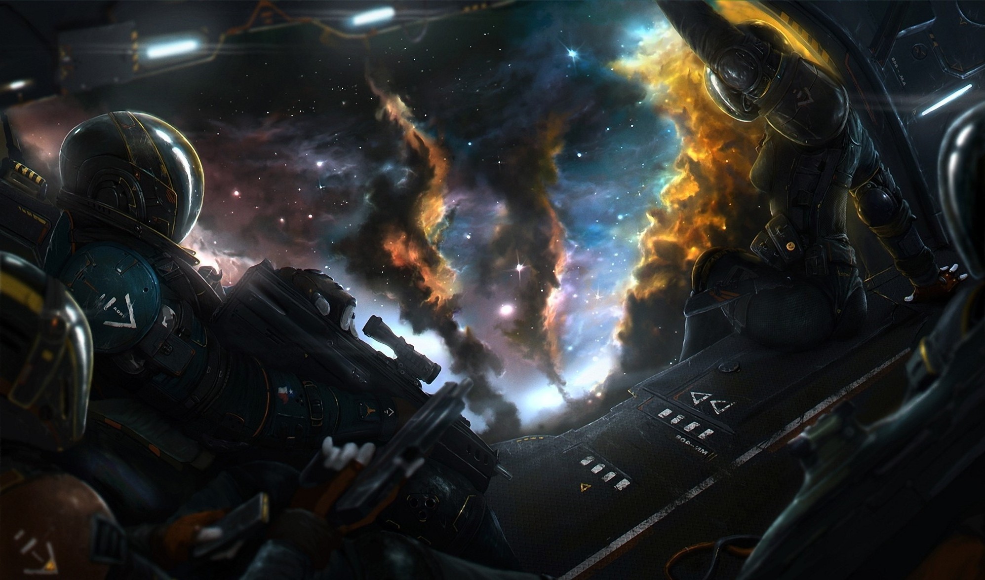 space, Science Fiction, Artwork Wallpaper
