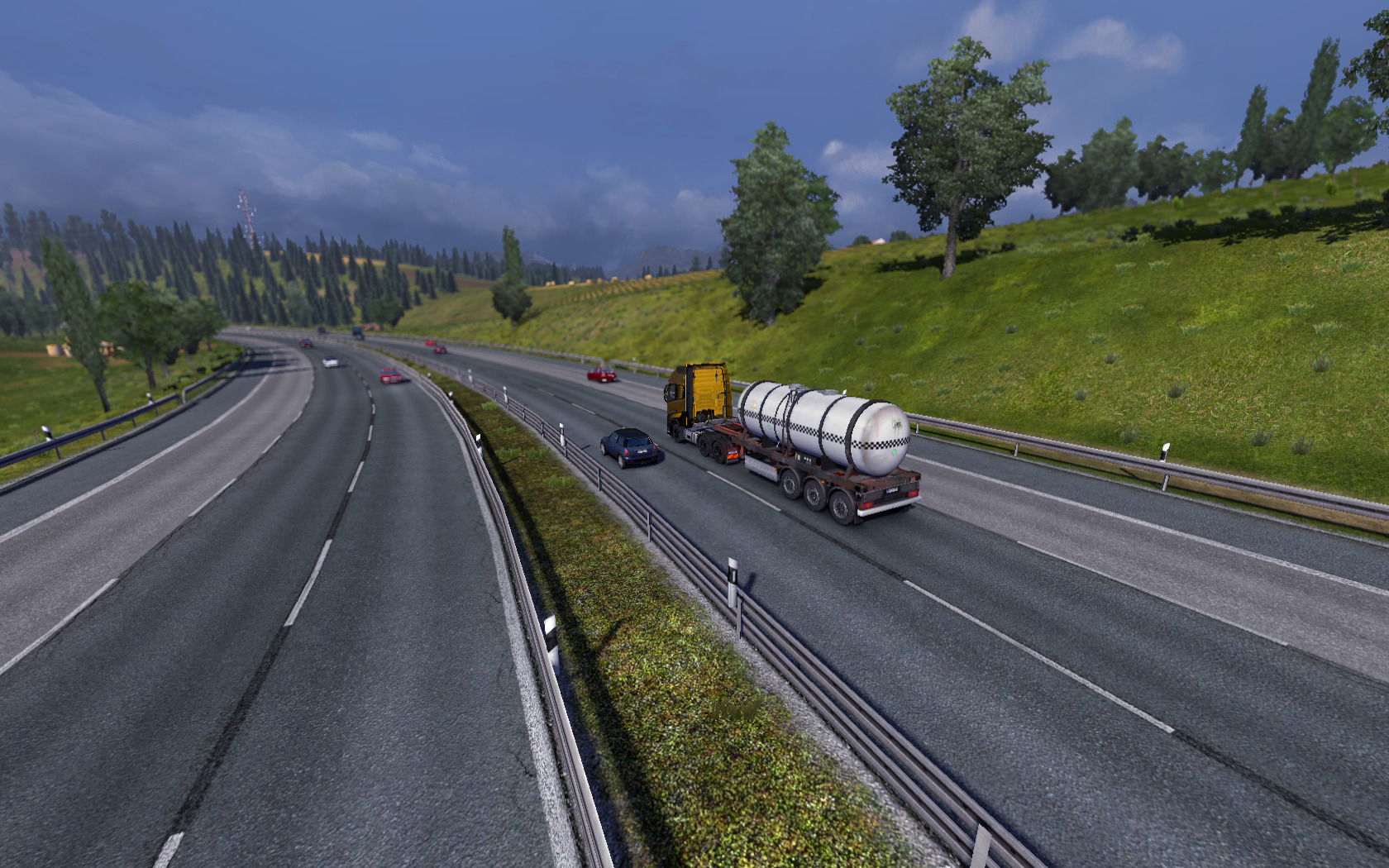 video Games, Euro Truck Simulator 2, Trucks, Highway, Screenshots Wallpaper