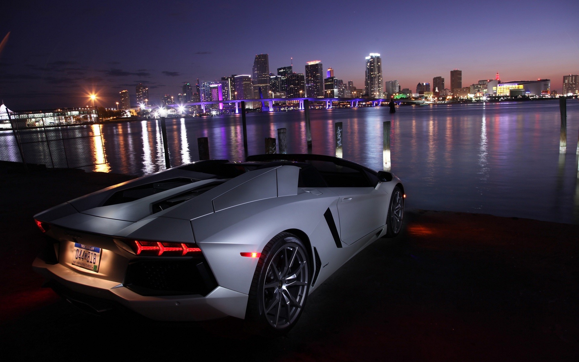 Lamborghini, Lamborghini Aventador LP700 4 Roadster, Lamborghini Aventador, Miami Wallpaper