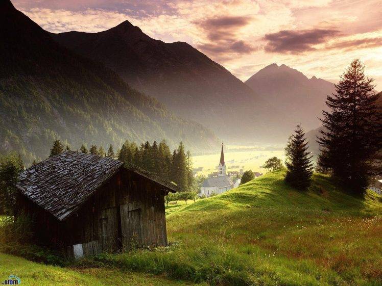 nature, Landscape, Church, Austria HD Wallpaper Desktop Background