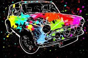 car, Paint Splatter