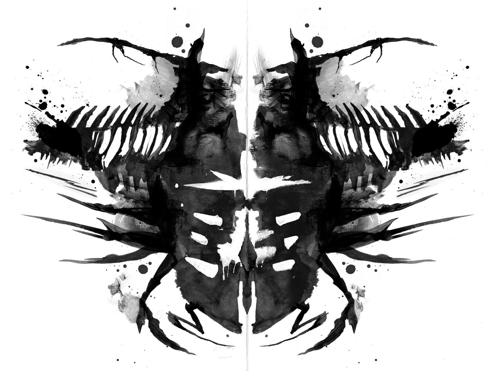 Dead Space, Video Games, Rorschach Test Wallpaper