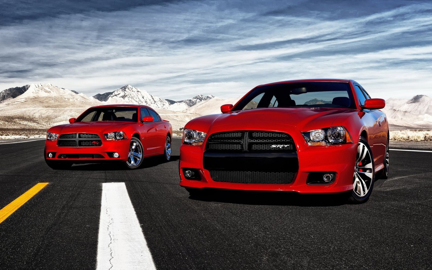 car, Dodge Charger, Red Cars Wallpaper