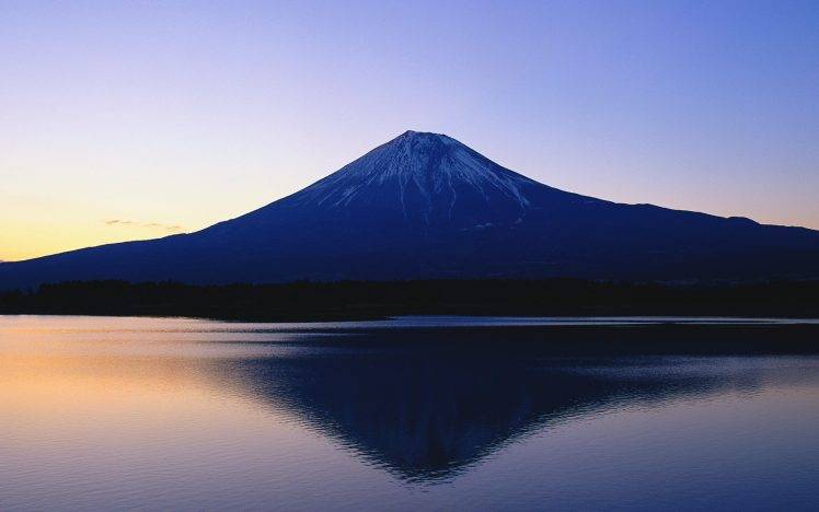 Mount Fuji, Landscape, Japan, Volcano, Reflection HD Wallpaper Desktop Background