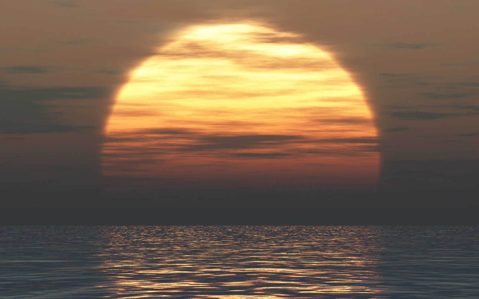 Sun, Landscape Wallpaper