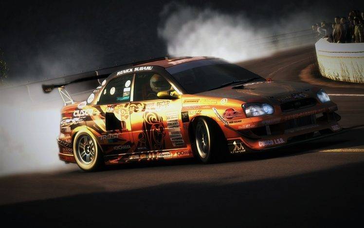 car, Subaru Impreza WRX STi, Race Driver: GRID HD Wallpaper Desktop Background