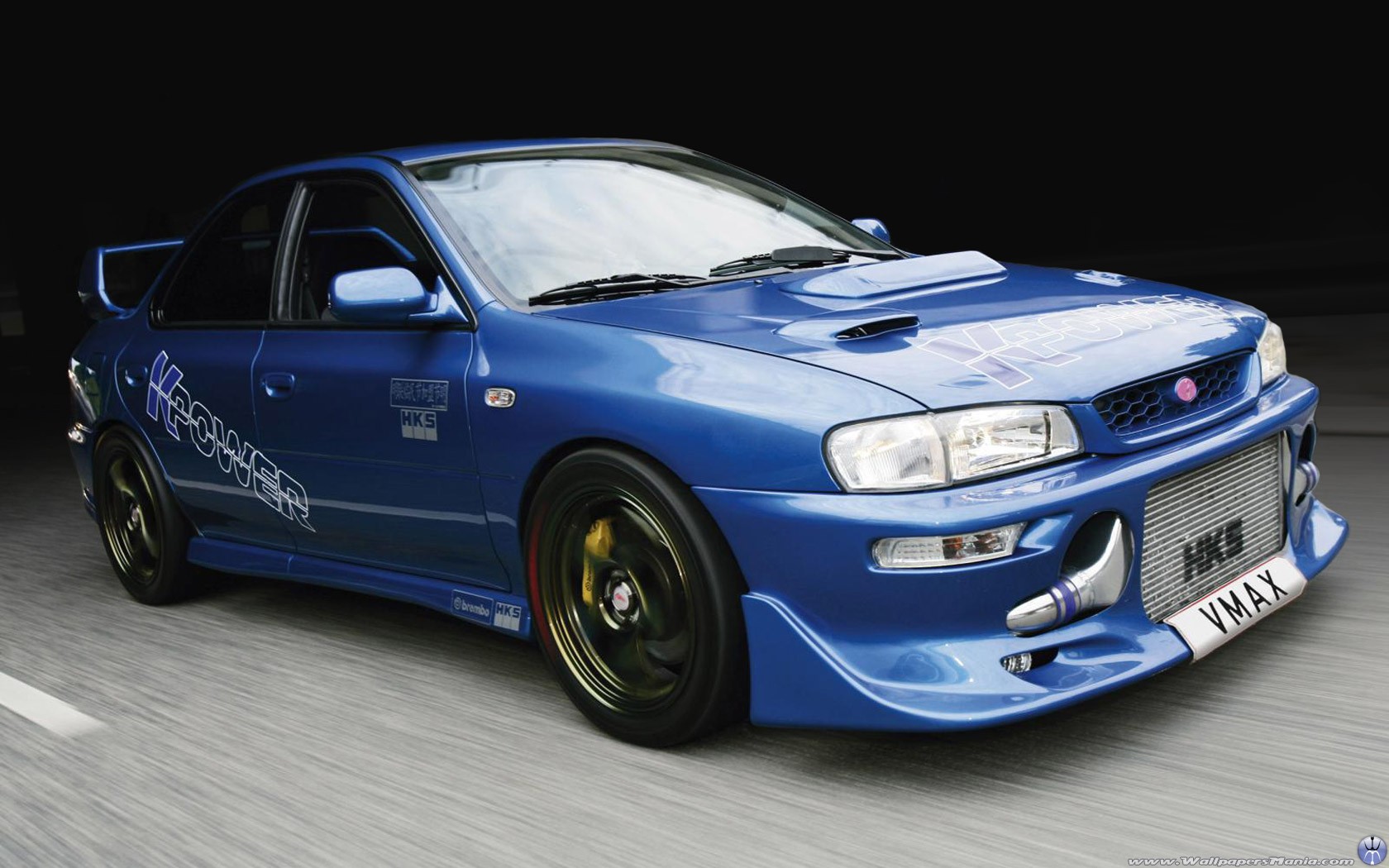 car, Subaru Impreza WRX STi, Subaru, Blue Cars Wallpaper