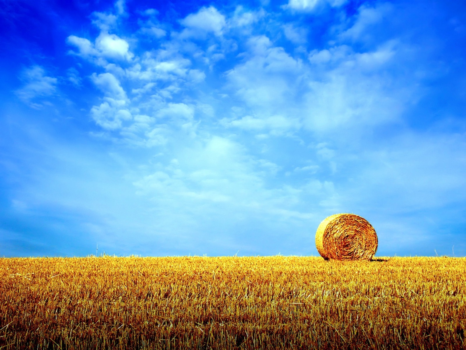 nature, Haystacks Wallpaper
