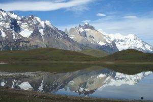 landscape, Reflection, Chile