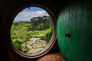 nature, Bag End, Door, The Shire, The Lord Of The Rings, The Hobbit