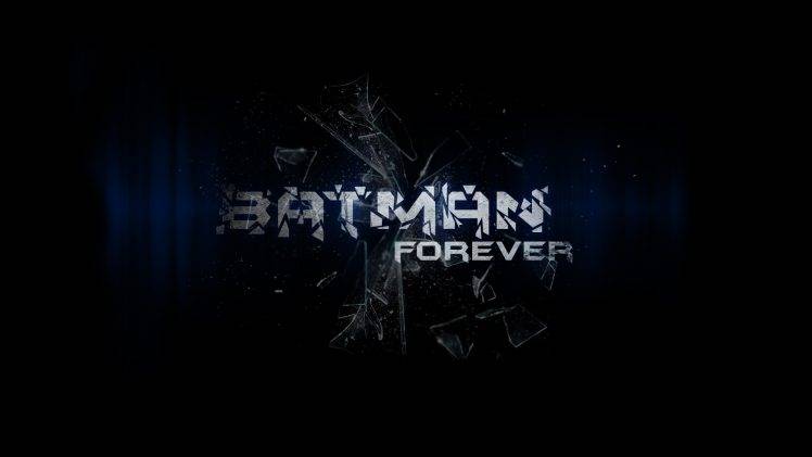 Batman, Batman Forever, Movies, Blue, Silver, Broken Glass, Black HD Wallpaper Desktop Background