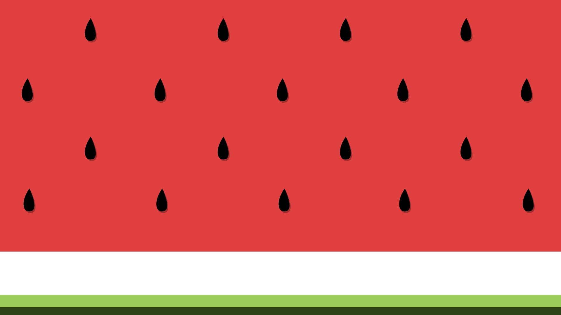 minimalism, Abstract, Digital Art, Watermelons, Lines, Red, White, Green, Imagination Wallpaper