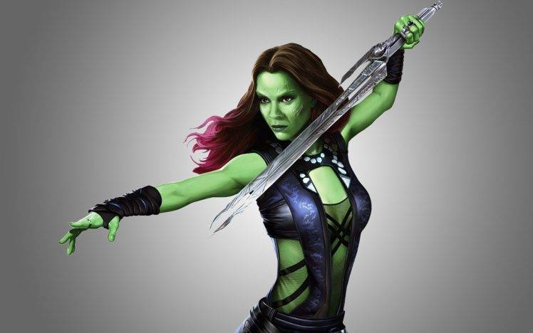 Gamora, Guardians Of The Galaxy HD Wallpaper Desktop Background