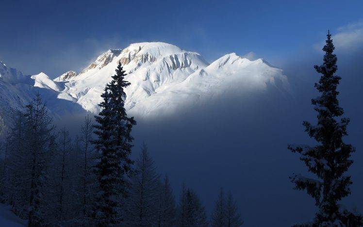 nature, Landscape, Snow, Winter, Mountain HD Wallpaper Desktop Background