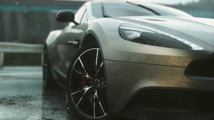 Driveclub, Car, Rain, Aston Martin HD Wallpaper Desktop Background