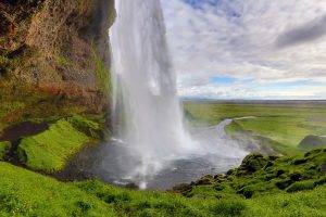 nature, Landscape, Waterfall, Iceland