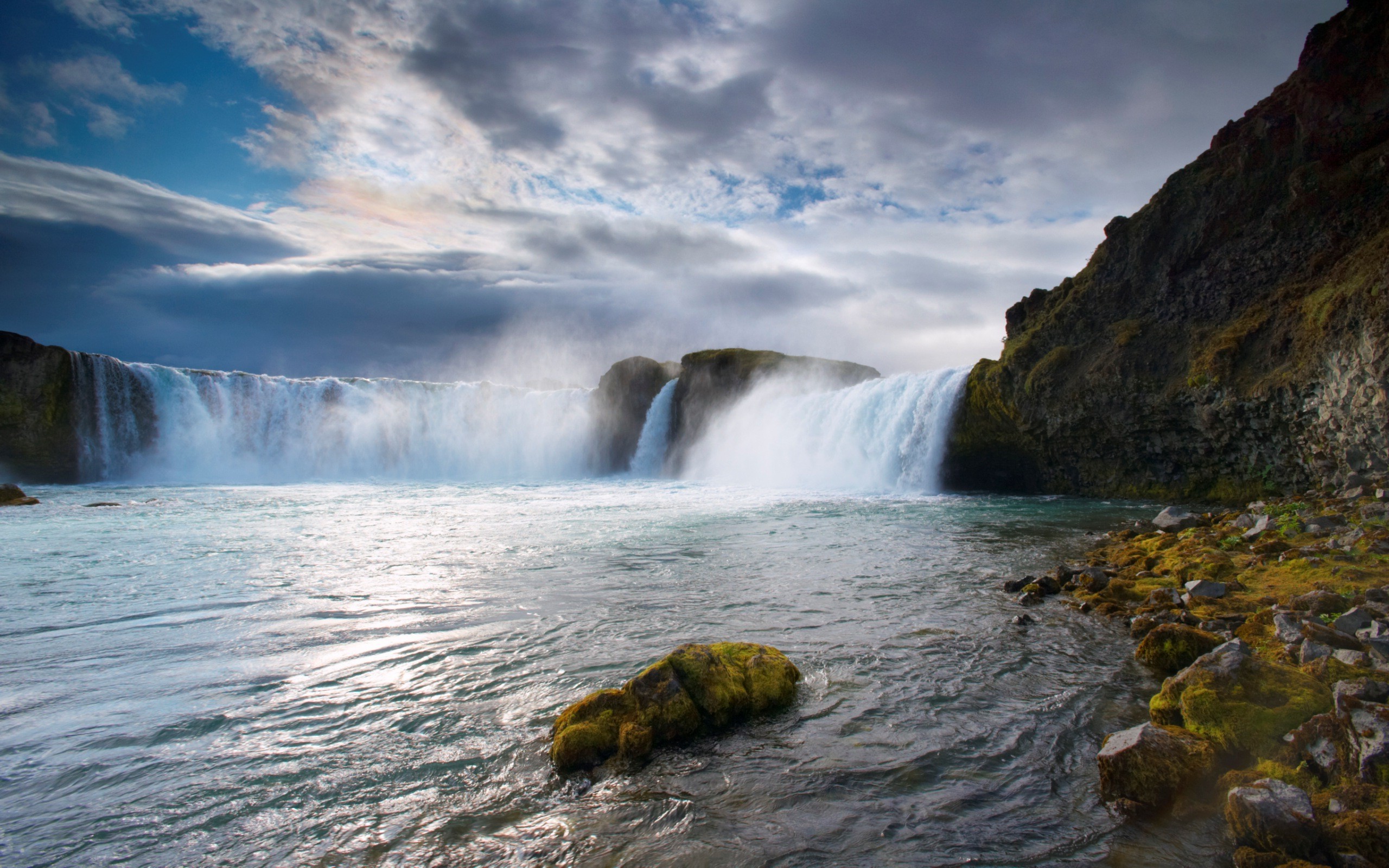 nature, Landscape, Iceland, Waterfall Wallpaper