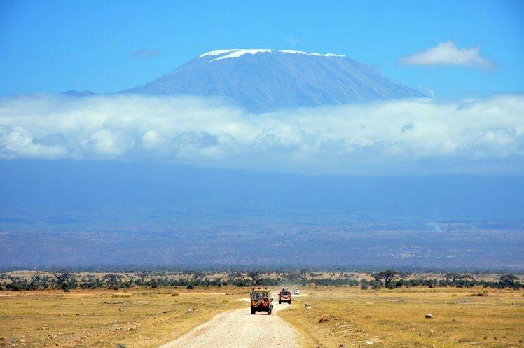 Mount Kilimanjaro, Nature, Landscape, Mountain, Tanzania, Road HD Wallpaper Desktop Background