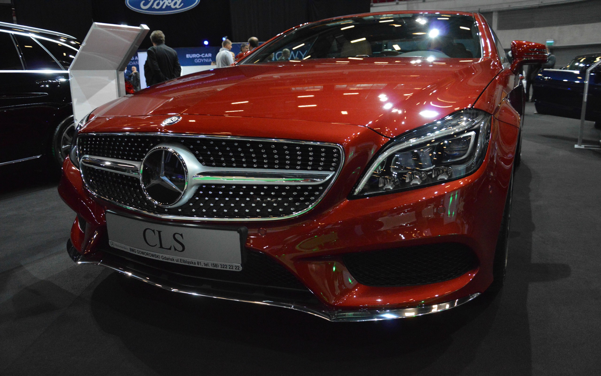 car, Mercedes Benz, Mercedes Benz CLS, Red Cars Wallpaper