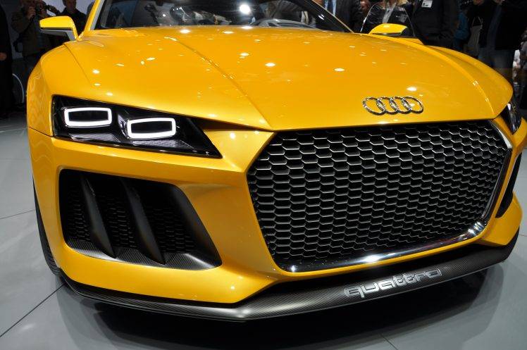 Audi, Car, Yellow Cars HD Wallpaper Desktop Background