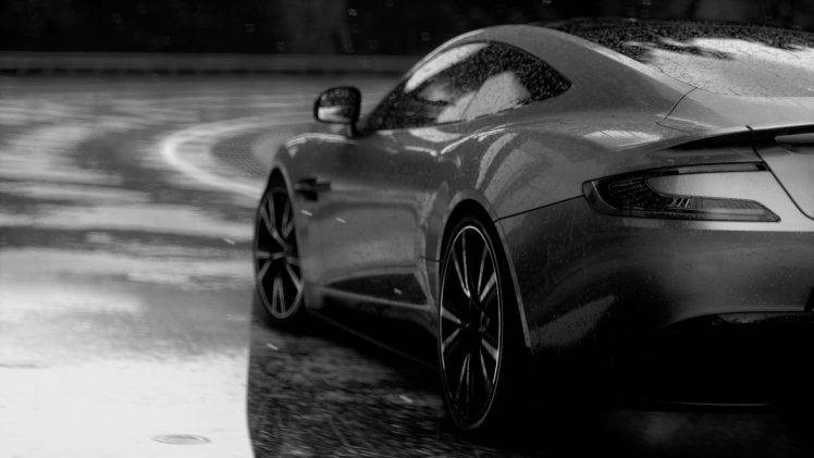 Driveclub, Car, Rain, Aston Martin HD Wallpaper Desktop Background