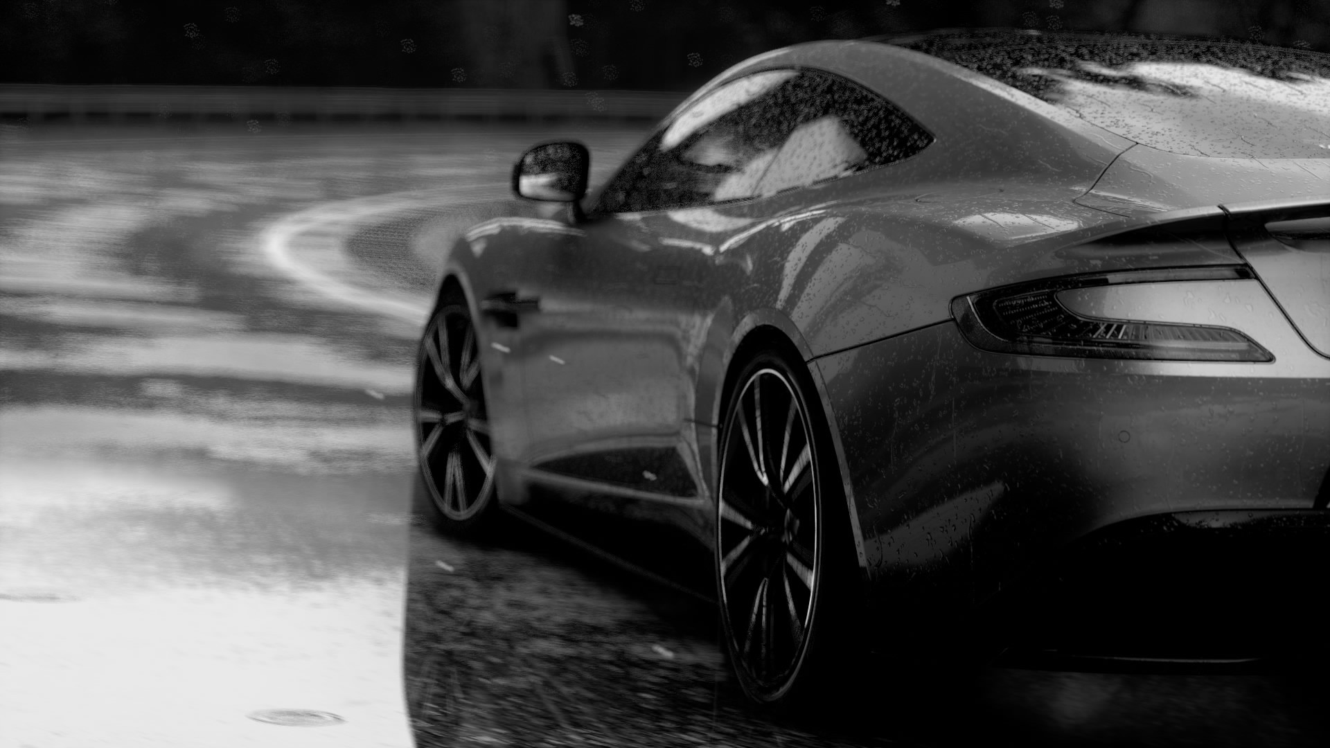 Driveclub, Car, Rain, Aston Martin Wallpaper