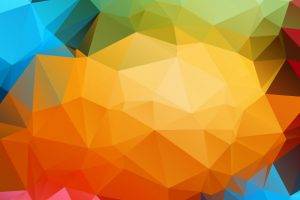 colorful, Triangle, Abstract, Digital Art, Low Poly