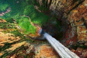 Venezuela, Waterfall, Landscape, Nature, Mount Roraima, Canyon, Forest