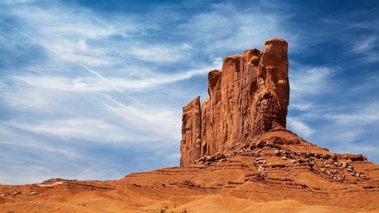 nature, Landscape, Desert, Rock, Sandstone, Sand, Rock Formation, Arizona HD Wallpaper Desktop Background