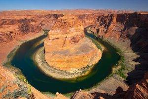 nature, Landscape, River, Canyon, Grand Canyon, Desert
