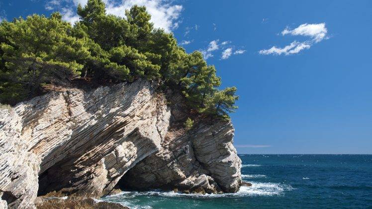 nature, Landscape, Sea, Rock, Coast HD Wallpaper Desktop Background