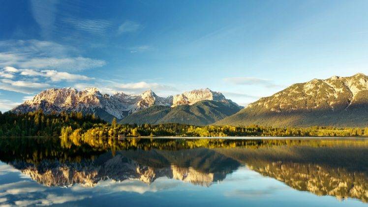 nature, Landscape, Mountain, Lake, Forest HD Wallpaper Desktop Background