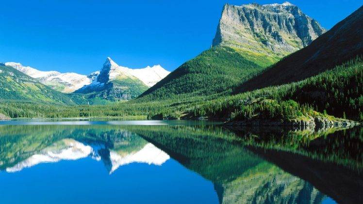 mountain, Nature, Landscape, Forest, Lake HD Wallpaper Desktop Background