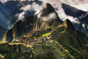 Machu Picchu, Landscape, Mountain, Chile, Old Building, Forest