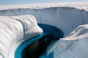 ice, River, Canyon, Nature, Landscape