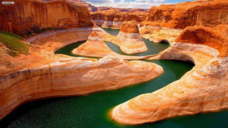 river, Canyon, Nature, Landscape, Utah HD Wallpaper Desktop Background
