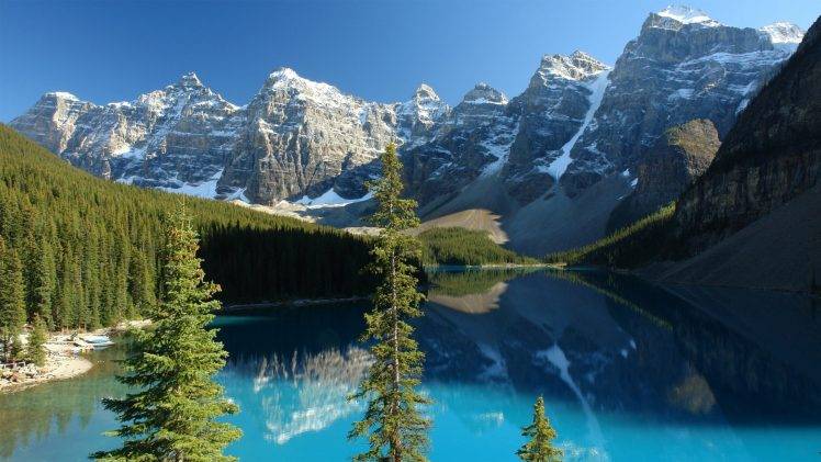landscape, Nature, Mountain, Lake HD Wallpaper Desktop Background