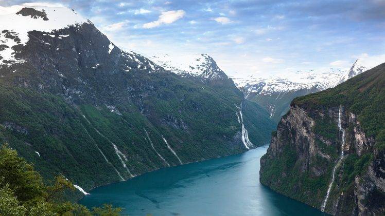 river, Canyon, Nature, Landscape, Mountain, Norway HD Wallpaper Desktop Background