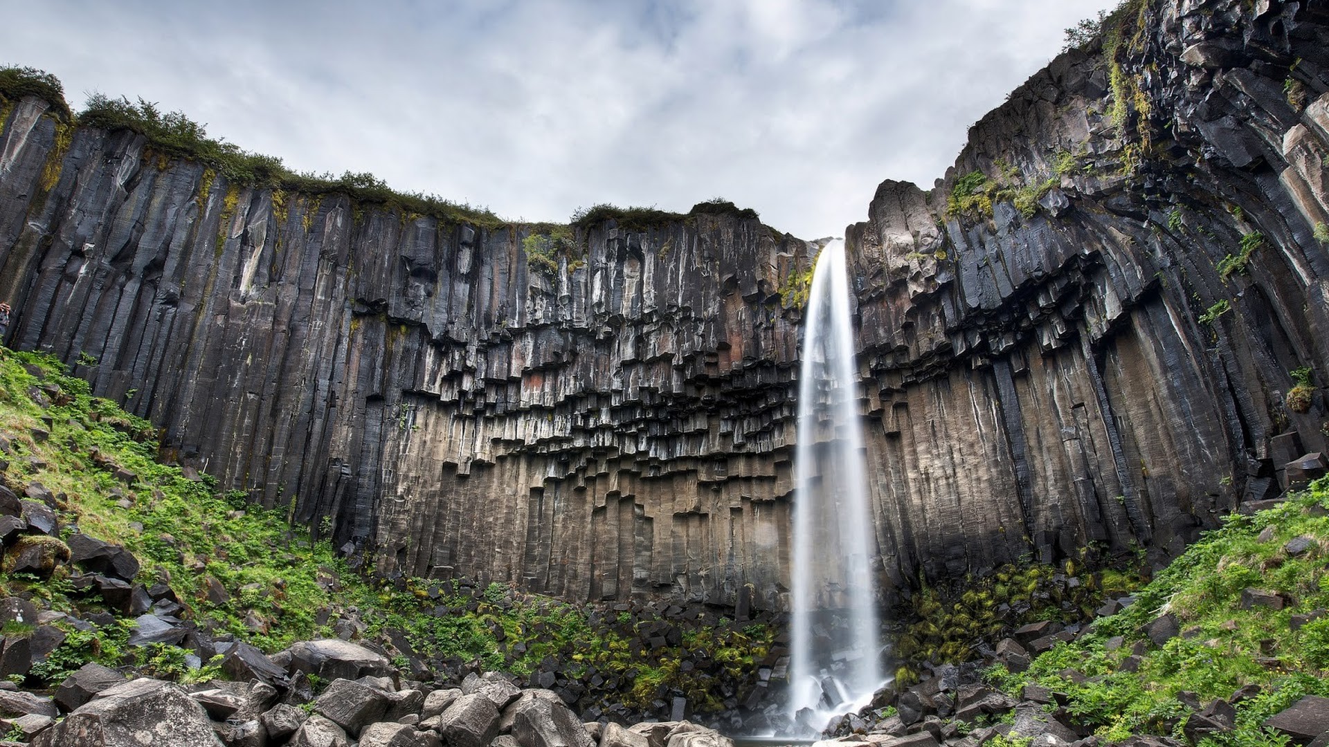 waterfall, Nature, Landscape, Rock, Cliff Wallpaper