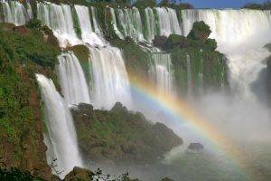 waterfall, Nature, Landscape, Iguazú Waterfalls