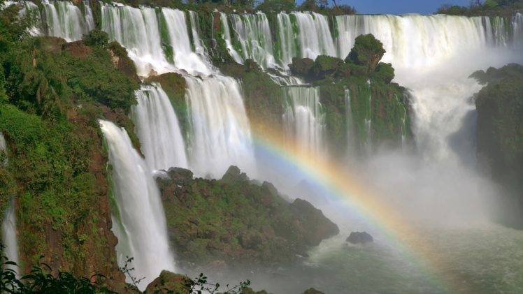 waterfall, Nature, Landscape, Iguazú Waterfalls HD Wallpaper Desktop Background