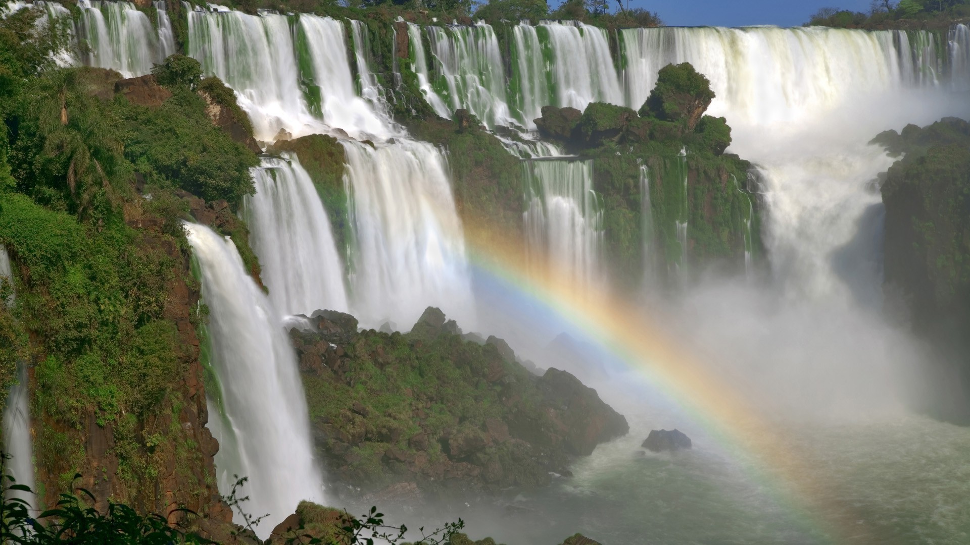 waterfall, Nature, Landscape, Iguazú Waterfalls Wallpaper