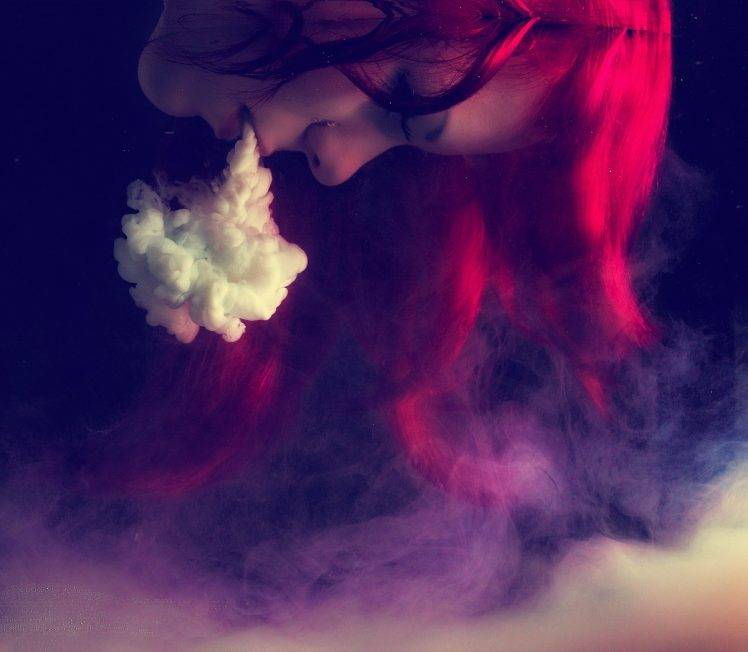 women, Smoking, Smoke, Redhead HD Wallpaper Desktop Background