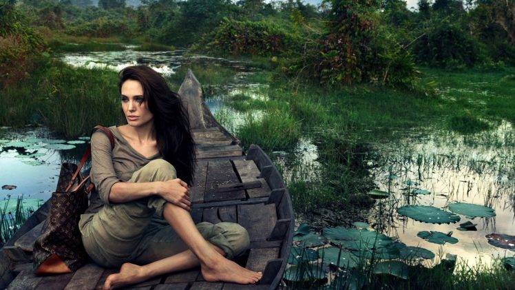 women, Model, Celebrity, Angelina Jolie HD Wallpaper Desktop Background