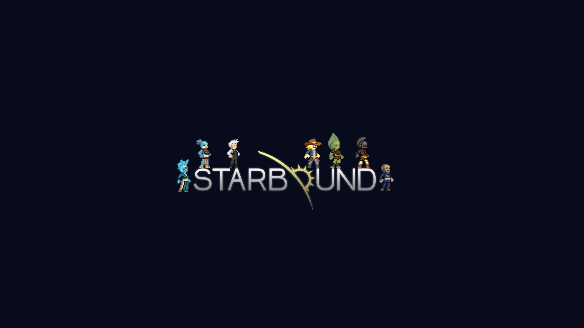 video Games, Starbound, Simple Background, Typography Wallpaper