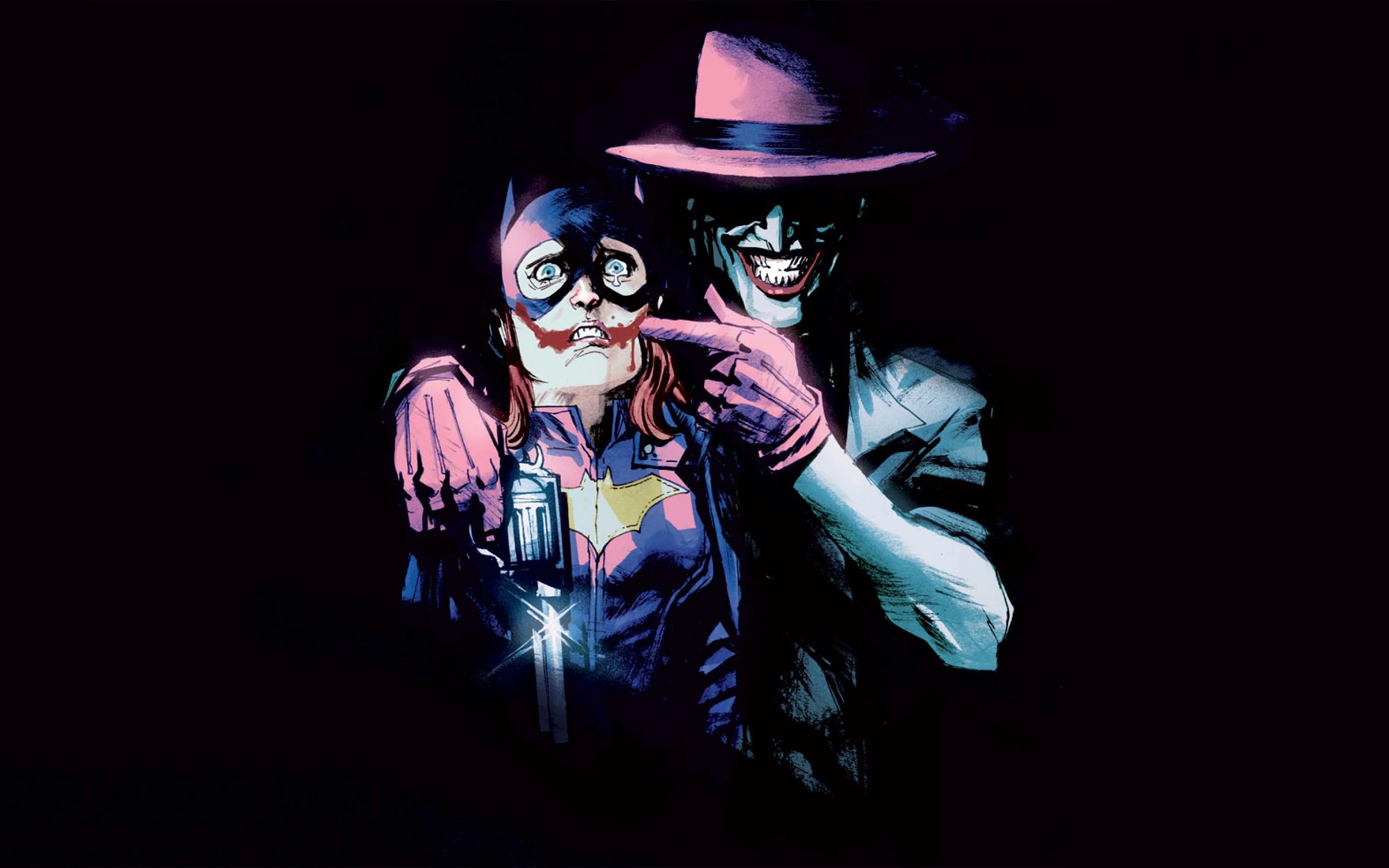Joker, Batgirl, DC Comics Wallpaper