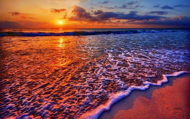 sea, Beach, Landscape HD Wallpaper Desktop Background