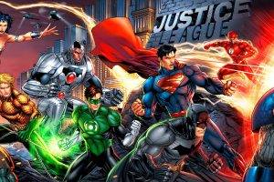 Superman, Composite Superman, Batman, DC Comics, Justice League, Green Lantern, Flash, Wonder Woman, Aquaman, Cyborg, Darkseid